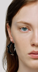 Braided Leather Cord Earrings - Image 4