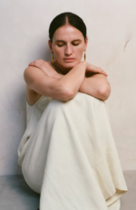 Metallic Leaf Drop Earrings - Image 4