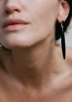 Silver Cone Artisan Earrings - Image 3