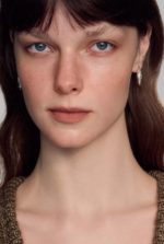 Layered Silver Grape Dangle Earrings - Image 3