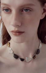 Gemstone Silver Mystic Inlay Necklace - Image 3