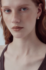 Silver Arc Minimalist Earrings - Image 3