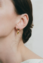 Asym Leaf Elegance Earrings - Image 3