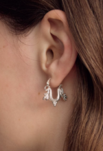 Vine Silver Earrings - Image 3